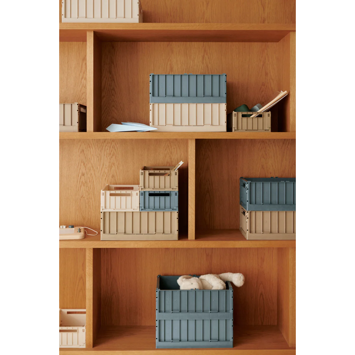 Weston Small Storage Box 2-Pack - Whale blue - Image 5